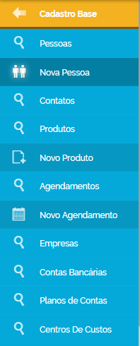 Cadastrando novas pessoas