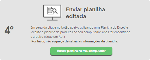 Importando cadastro de produtos para o sistema