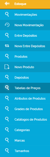 Tabela de preços