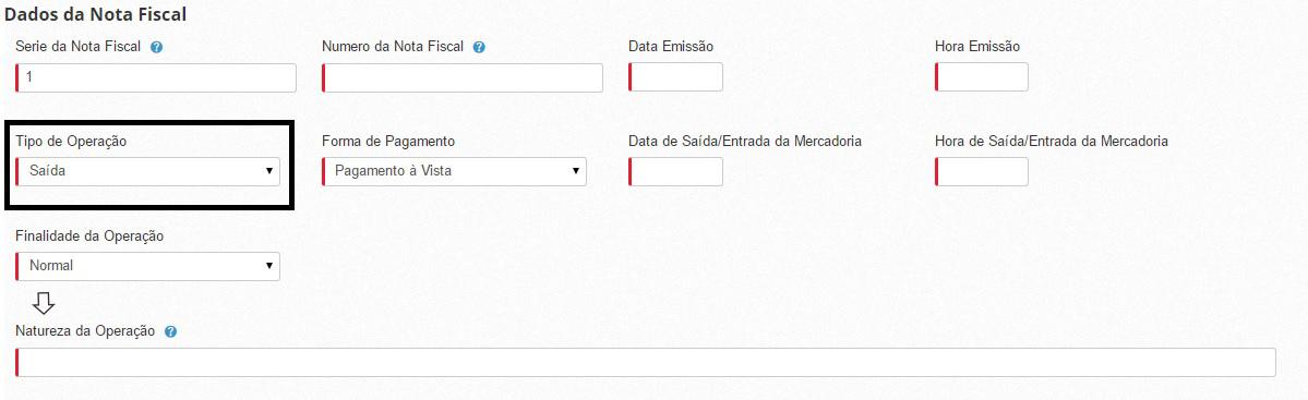 Nota fiscal de exportação