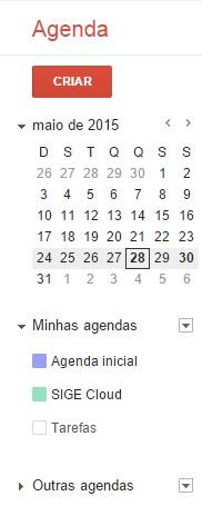 Utilizando a Agenda Google