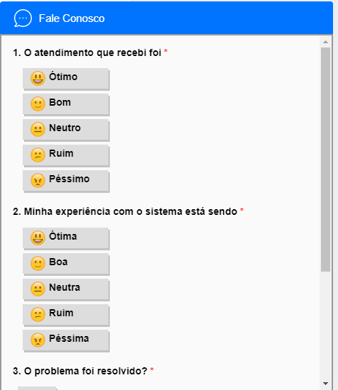 Solicitar suporte via Chat